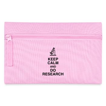 Forscher / Forschung / Arbeit / Job - Federtasche - Rosa - Vorne