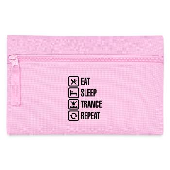 Eat Sleep Trance Repeat - Pencil Case - pink - Front