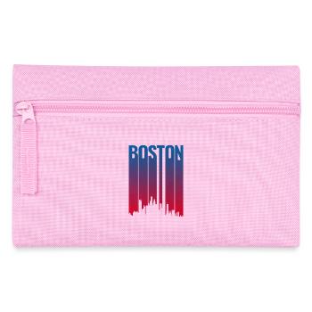 Boston Skyline Gradient Night - Federtasche - Rosa - Vorne