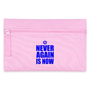 Never again is now - Federtasche - Rosa - Vorne