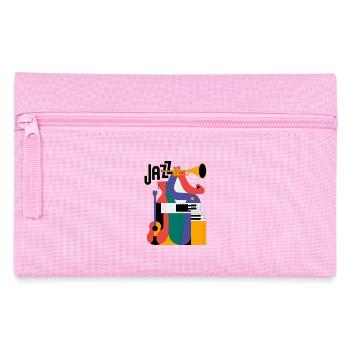 Conception de composition musicale astucieuse - Trousse - rose - Devant