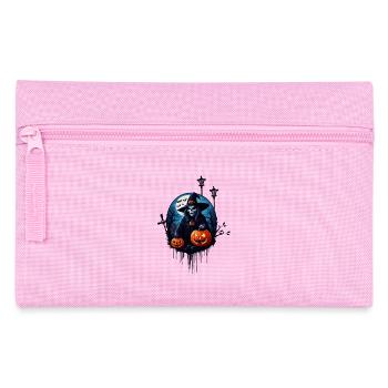 A spooky Halloween scene - Pencil Case - pink - Front
