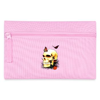 Skull... perfect for halloween - Pencil Case - pink - Front