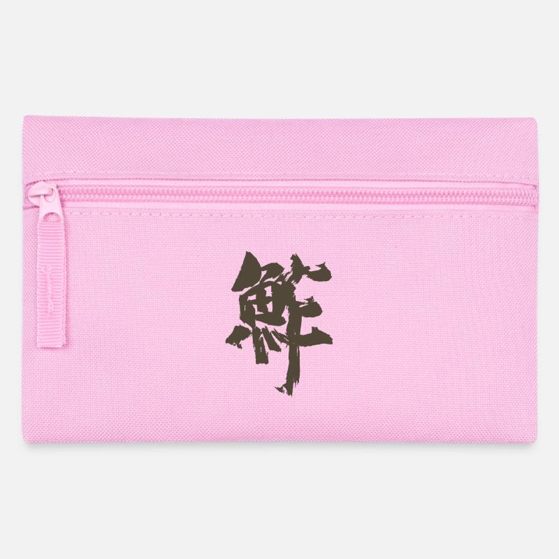 Sushi - Japanese / Characters - Pencil Case - pink