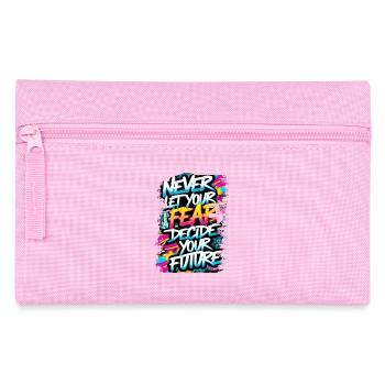 graffiti street art spray vintage quotes retro rap - Pencil Case - pink - Front