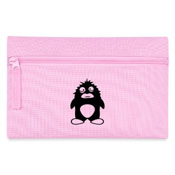 pingouin mignon a l’air stupide fou drôle look - Trousse - rose - Devant