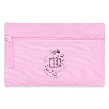 Reisefreude für Weltenbummler - Federtasche - Rosa - Vorne