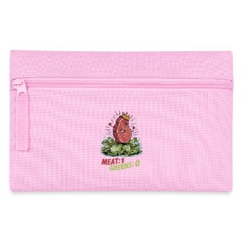 Meat 1, Greens 0 - Federtasche - Rosa - Vorne