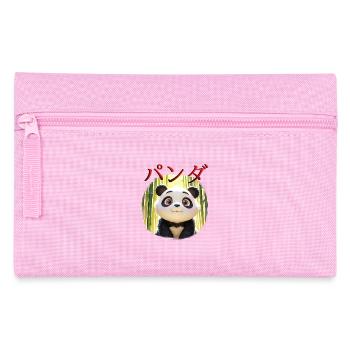Niedliches Panda-Design - Federtasche - Rosa - Vorne