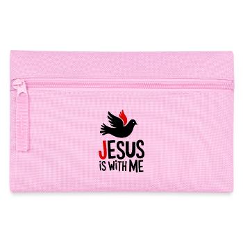 Jésus est avec moi - Trousse - rose - Devant