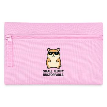 Little trendsetter hamster with sunglasses - Pencil Case - pink - Front