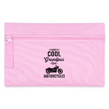 Nur Opas cooles Motorrad - Federtasche - Rosa - Vorne