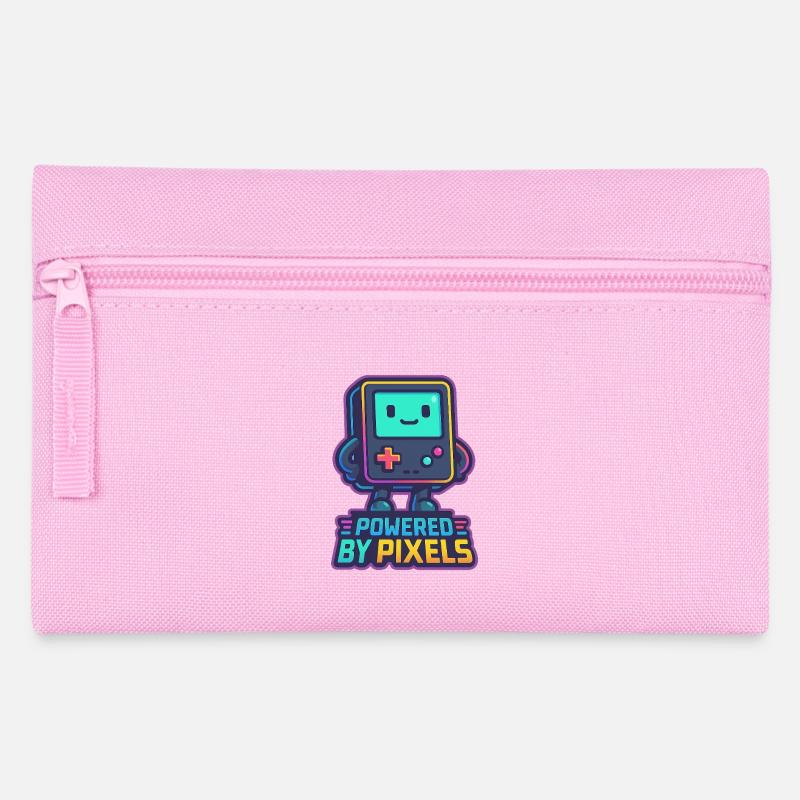 Bot pixelisé avec message renforcé - Trousse - rose