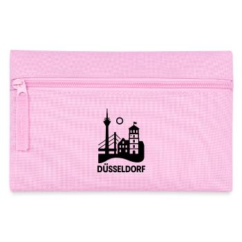 Dusseldorf Landmark Silhouette - Pencil Case - pink - Front