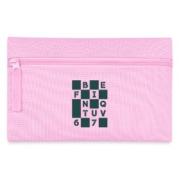 Cipher Grid Letters - Pencil Case - pink - Front
