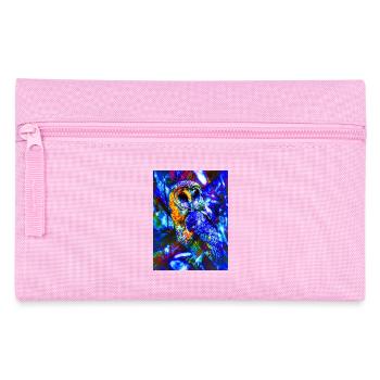 Neoneule im psychedelischen Licht - Federtasche - Rosa - Vorne