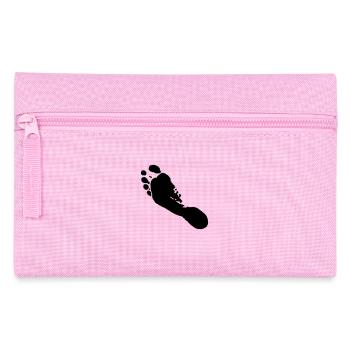 barefoot left (footprint) / Barfuß links ( - Pencil Case - pink - Front