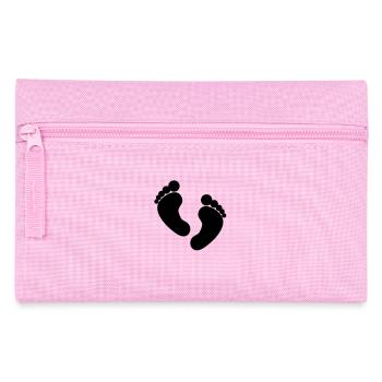 füsse symbol - Federtasche - Rosa - Vorne