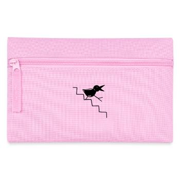 Oiseau descend les escaliers - Trousse - rose - Devant