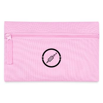 Tätowierer / Zeichnung / Tattoo / Tattooist - Federtasche - Rosa - Vorne