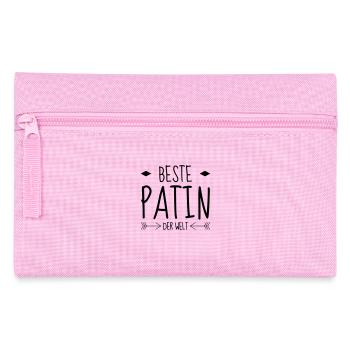 Godmother Patin Marraine Baby Bébé Family - Pencil Case - pink - Front