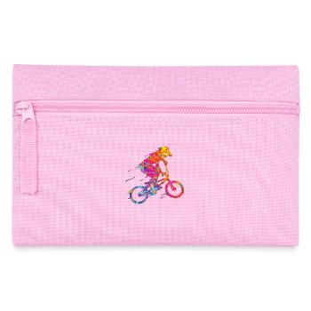 BMX Colorful Paint Graphic Biker Freestyle Racing - Trousse - rose - Devant