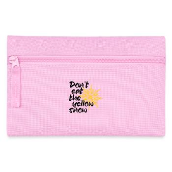 Ne mangez pas la neige jaune - Trousse - rose - Devant
