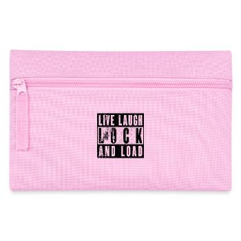 Power for Women - « Live Laugh Lock And Load » - Trousse - rose - Devant