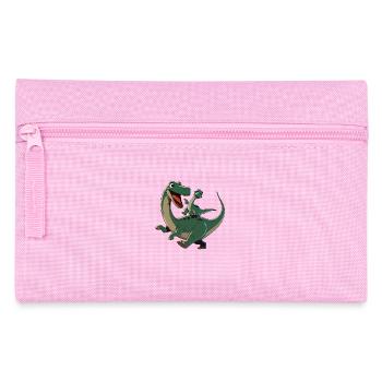 Diplodocus mother and child frolic - Pencil Case - pink - Front