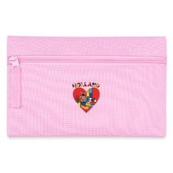 Holland Love Art texte - Trousse - rose - Devant