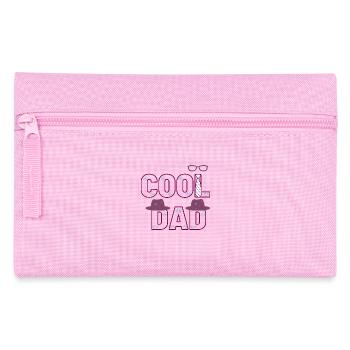 Vatertagsgeschenk – Lustiges & herzliches Papa T-Shirt - Federtasche - Rosa - Vorne