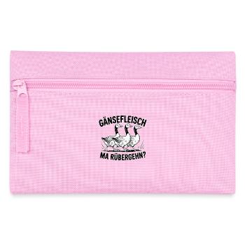 Viande d’oie ma rübergehn ? – Drôle de dialecte - Trousse - rose - Devant