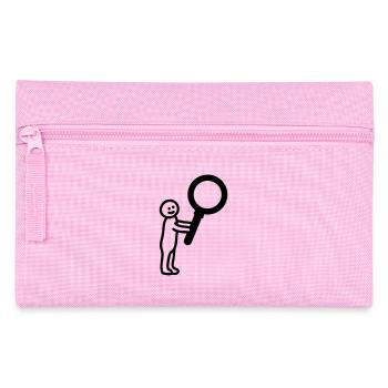 Männchen Lupe - Line - Federtasche - Rosa - Vorne