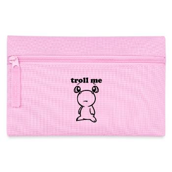 Trollme blak - Pencil Case - pink - Front