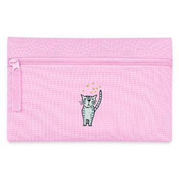 Katze - Federtasche - Rosa - Vorne