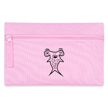 Hammerhead shark - shark fin - Pencil Case - pink - Front