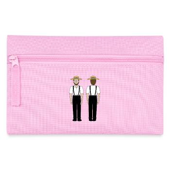 Samuel the Amish man - Pencil Case - pink - Front