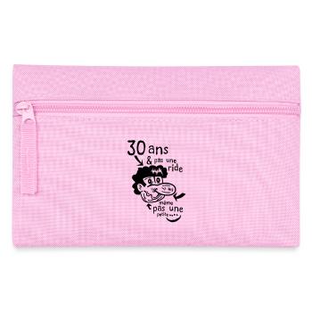 30 years not a wrinkle character - Pencil Case - pink - Front