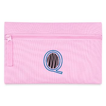 Letter Q - Pencil Case - pink - Front