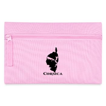 corsica tete maure corse insula bella - Pencil Case - pink - Front