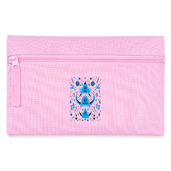 Abstract Triangle Transformation - Pencil Case - pink - Front