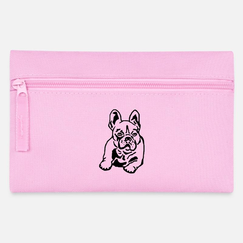 French Bulldog Bee - Pencil Case - pink