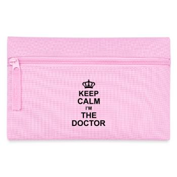 keep calm i'm the doctor kg10 - Trousse - rose - Devant