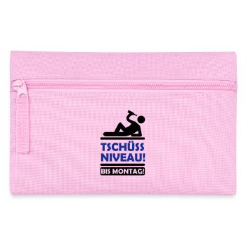 tschuess_niveau_2 - Federtasche - Rosa - Vorne
