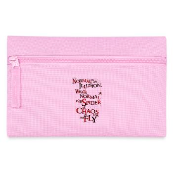 sagesse citations bouddha texte vie halloween - Trousse - rose - Devant