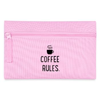 Coffee rules - Pencil Case - pink - Front