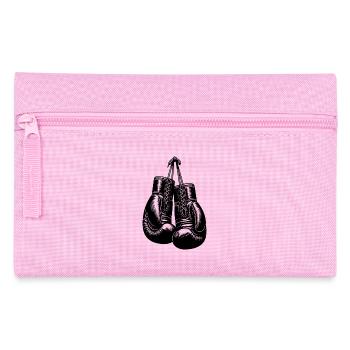 Classic boxing gloves in vintage boxer style - Pencil Case - pink - Front