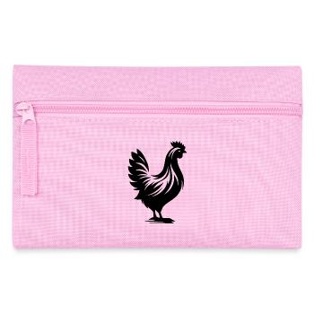 Haushuhn Henne Style Tattoo - Federtasche - Rosa - Vorne