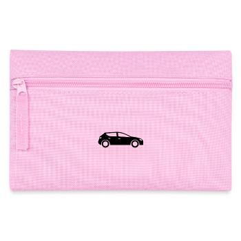 Silhouette des Autos - Federtasche - Rosa - Vorne