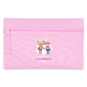 Voulez-vous vieillir et ridé avec moi ? - Trousse - rose - Devant